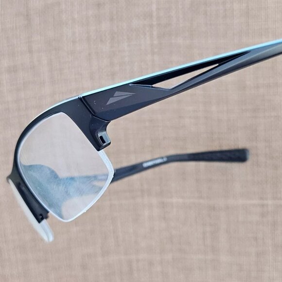 Denali Men Eyeglasses Frame Half Rim NOBO MATT BLACK 55[]19 145 Glasses - Picture 2 of 13